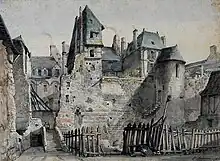 Vue d'une aquarelle