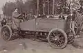 Louis Rigollyvainqueur de l'édition 1903sur Gobron-Brillié 100hp(Coupe du Figaro,réservée aux véhicules lourds).