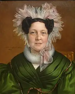 Portrait présumé de la baronne Lepic, 1834, localisation inconnue.