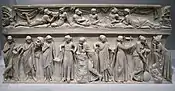Sarcophage des Muses, anciennement aux Musées du Capitole de Rome et cédé à la France aujourd’hui au Louvre-Lens