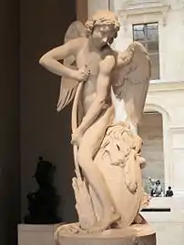 L'Amour se taillant un arc dans la massue d'Hercule - 1750 - musée du Louvre