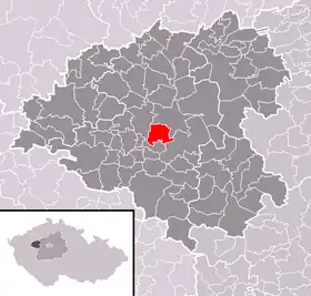 Localisation de Lubná