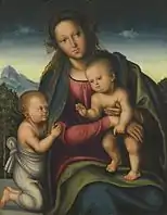 Madone adorée par St Jean1510, vente Sotheby's 2010