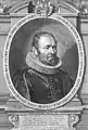 Paulus Pontius (d'après Antoine van Dyck), Portrait de Nicolaas Rockox, gravure sur cuivre, milieu du XVIIe&nbsp;siècle.