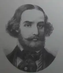 Portrait en noir et blanc et en gros plan.