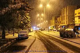 Oulmès sous la neige