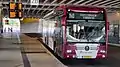 Un autobus électrique de 12&nbsp;m de long Mercedes-Benz eCitaro des Voyages Émile Weber à Luxembourg.