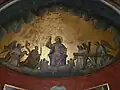 Peinture du plafond du chœur.