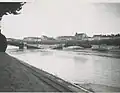 Le pont détruit en 1944.