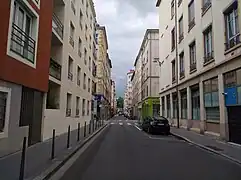 La rue Creuzet (Lyon, 7e).