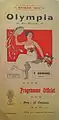Programme de L'Olympia (1913).