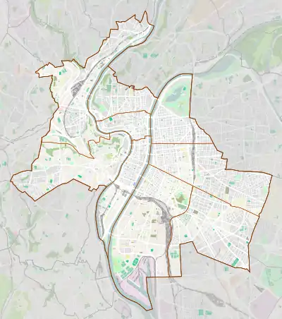 Voir sur la carte administrative de la zone Lyon