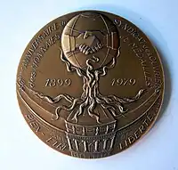 80e&nbsp;anniversaire du Syndicat des ouvriers Monnaie de Paris Pessac 1899-1979, avers.