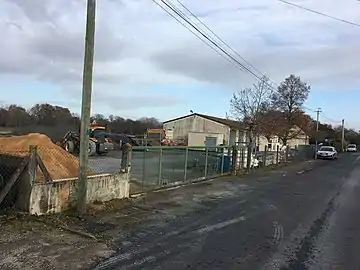 Le centre d'entretien et d'exploitation des routes du conseil départemental de l'Indre en 2020.
