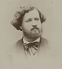 Photographie d'Adolphe de Lescure par Légé et Bergeron. On y voit de Lescure jusqu'au buste.