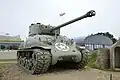 Char M4 Sherman et splitterschutzzelle&nbsp;(de)