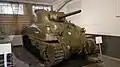 Char M4 Sherman semblable à celui utilisé par les élèves du lycée Saunders.