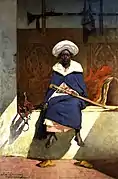 Jean-Joseph Benjamin-Constant -  Le Caïd marocain Tahamy (seconde moitié du XIXe -début XXe&nbsp;siècle)