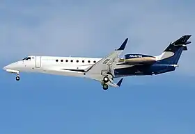 L'Embraer immatriculé RA-02795, l'appareil impliqué, ici photographié en avril 2022.