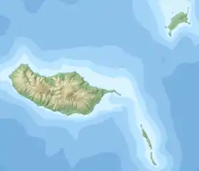 Voir sur la carte topographique de Madère