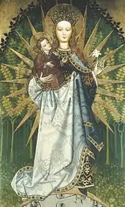 Madonna with Child Clothed in Sunlight, XVe&nbsp;siècle.