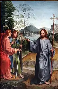 L'Appel des fils de Zébédée, panneau du polyptyque de Palmela (vers 1520-1525), Lisbonne, MNAA.