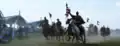 Cavaliers hongrois au Grand Kurultáj 2014, à Bugac.