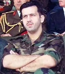 Maher el-Assad, frère du président Bachar el-Assad, général de la 4e division blindée.