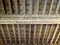 Plafond peint, visible au 1er étage de la « Maison des Mémoires ».
