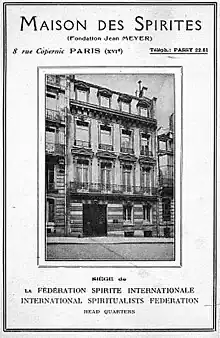 Maison des Spirites (fondation Jean MEYER)