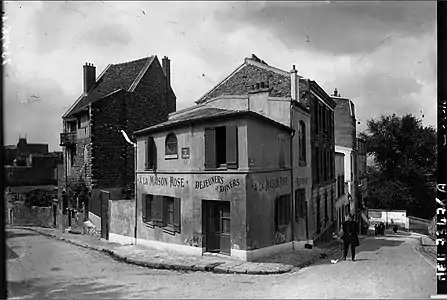 La Maison Rose omkring år 1910.