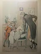 Gravure de 1902 « naissance de Victor Hugo ».