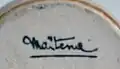 Estampille Maïtena, fin XIXe&nbsp;siècle.