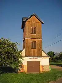 Caserne de pompiers.