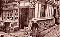 La maison de la Truie-qui-file au début du XXe&nbsp;siècle (carte postale).