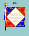 Étendard de la compagnie des mamelouks de 1804 à 1813 (avers).