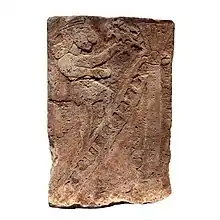Culture du palmier, bas-relief de Tell Halaf, IXe&nbsp;siècle&nbsp;av. J.-C.