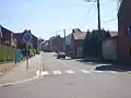 Le haut de la rue