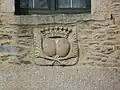 Manoir de Cléhunault : le blason.
