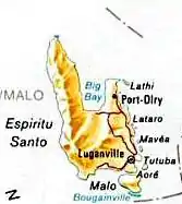 Carte d’Espiritu Santo.