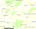 Carte de la commune.