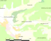 Carte de la commune.