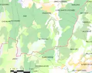 Seythenex et les communes voisines.