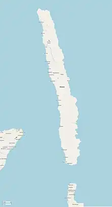 Carte de Maewo.