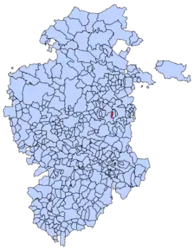 Localisation de Espinosa del Camino