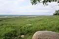 Vue sur le littoral le long de la Boucle des pics.
