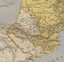 Le comté de Roussillon parmi les comtés pyrénéens au début du IXe&nbsp;siècle