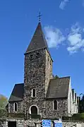 L'église Saint-Martin à Marcinelle.