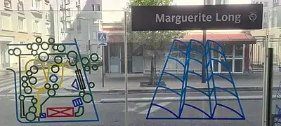 Station Marguerite Long (ex Porte d'Asnières)