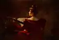 Joueuse de guitare, 1900.